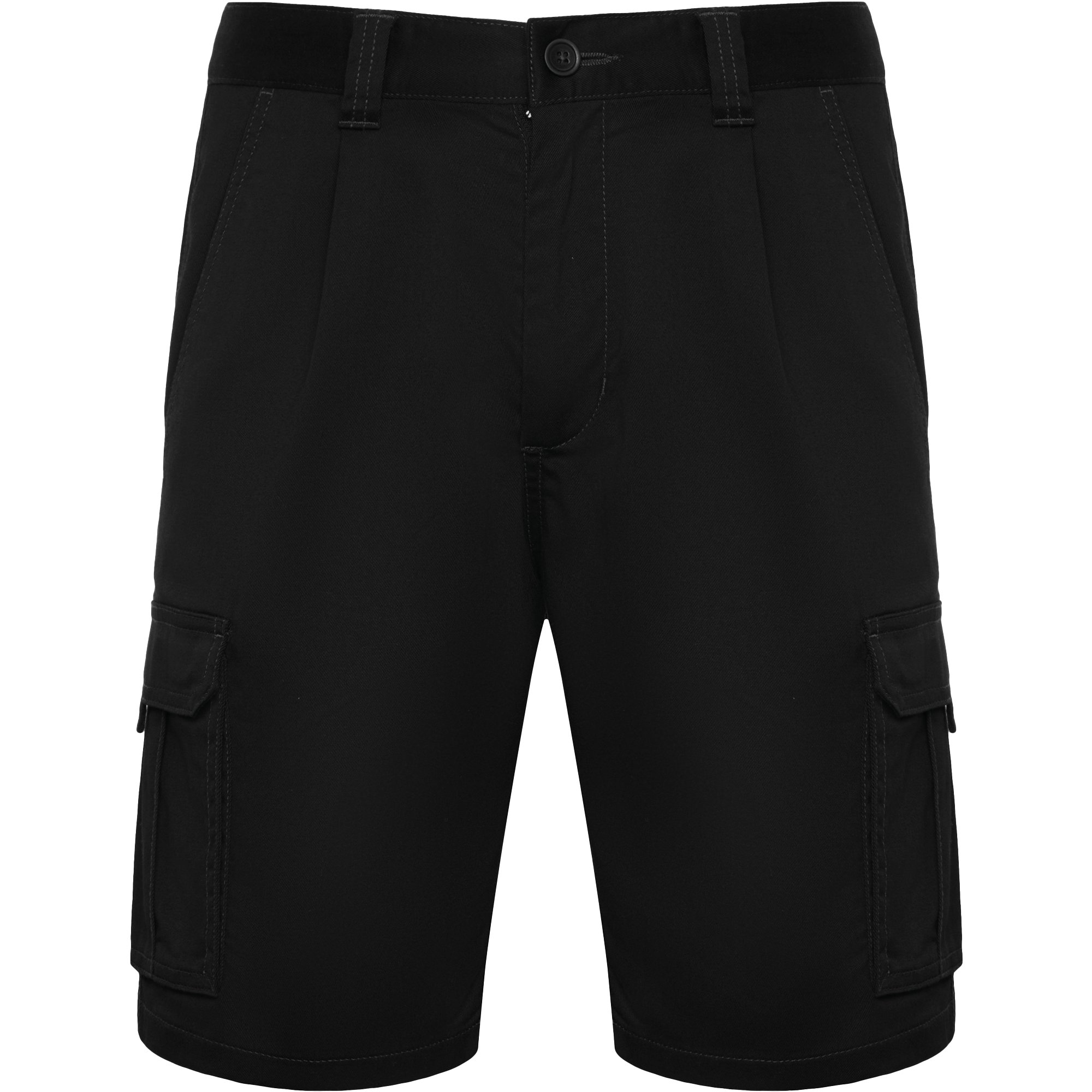 Multi-pocket workwear shorts