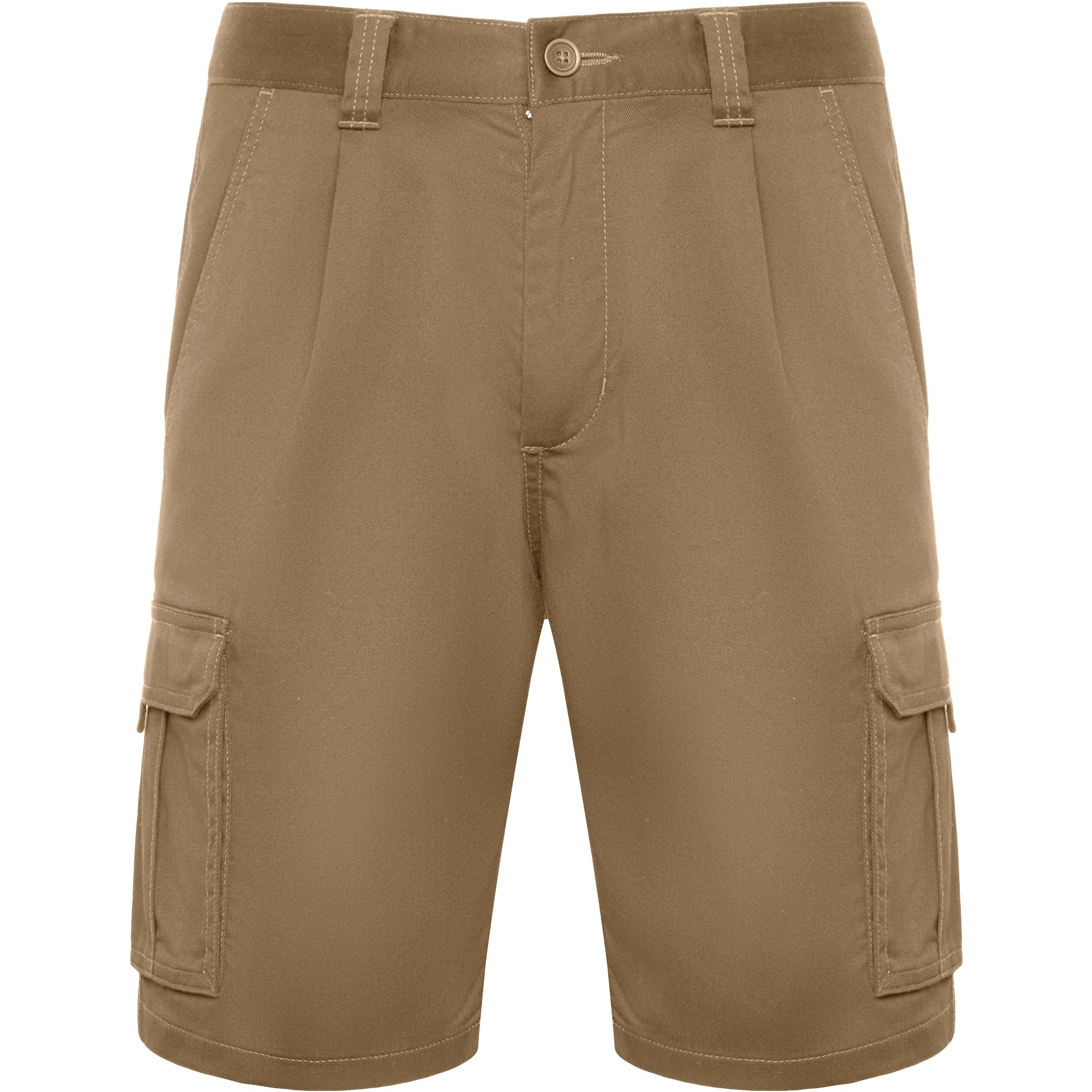 Multi-pocket workwear shorts