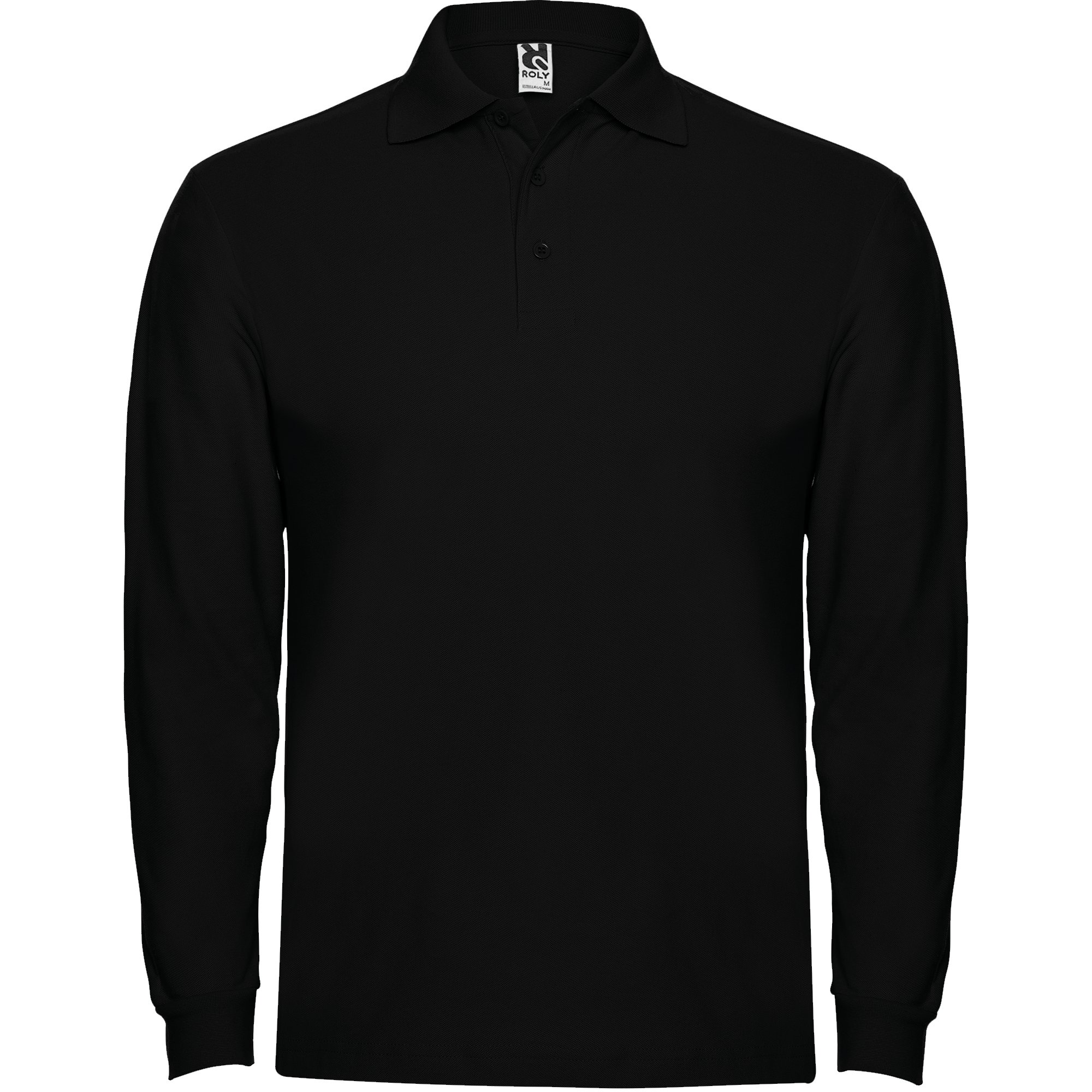 Cotton Long Sleeved Polo Shirt