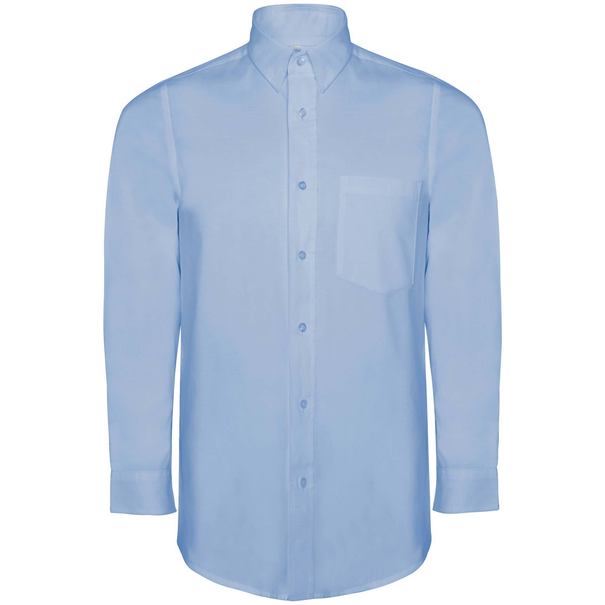 Long-sleeved shirt with chest pocket