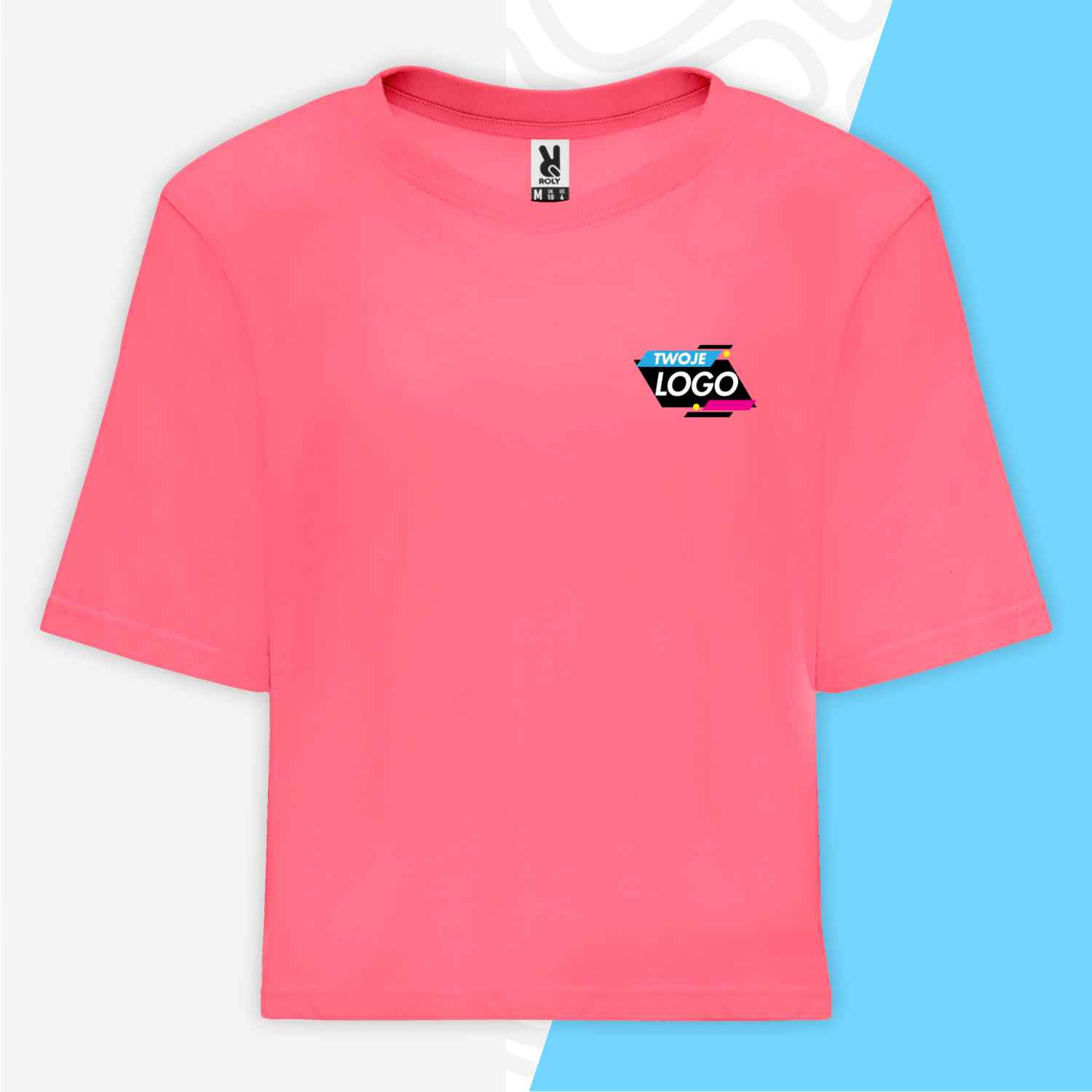 Custom Cropped T-shirt (6687)