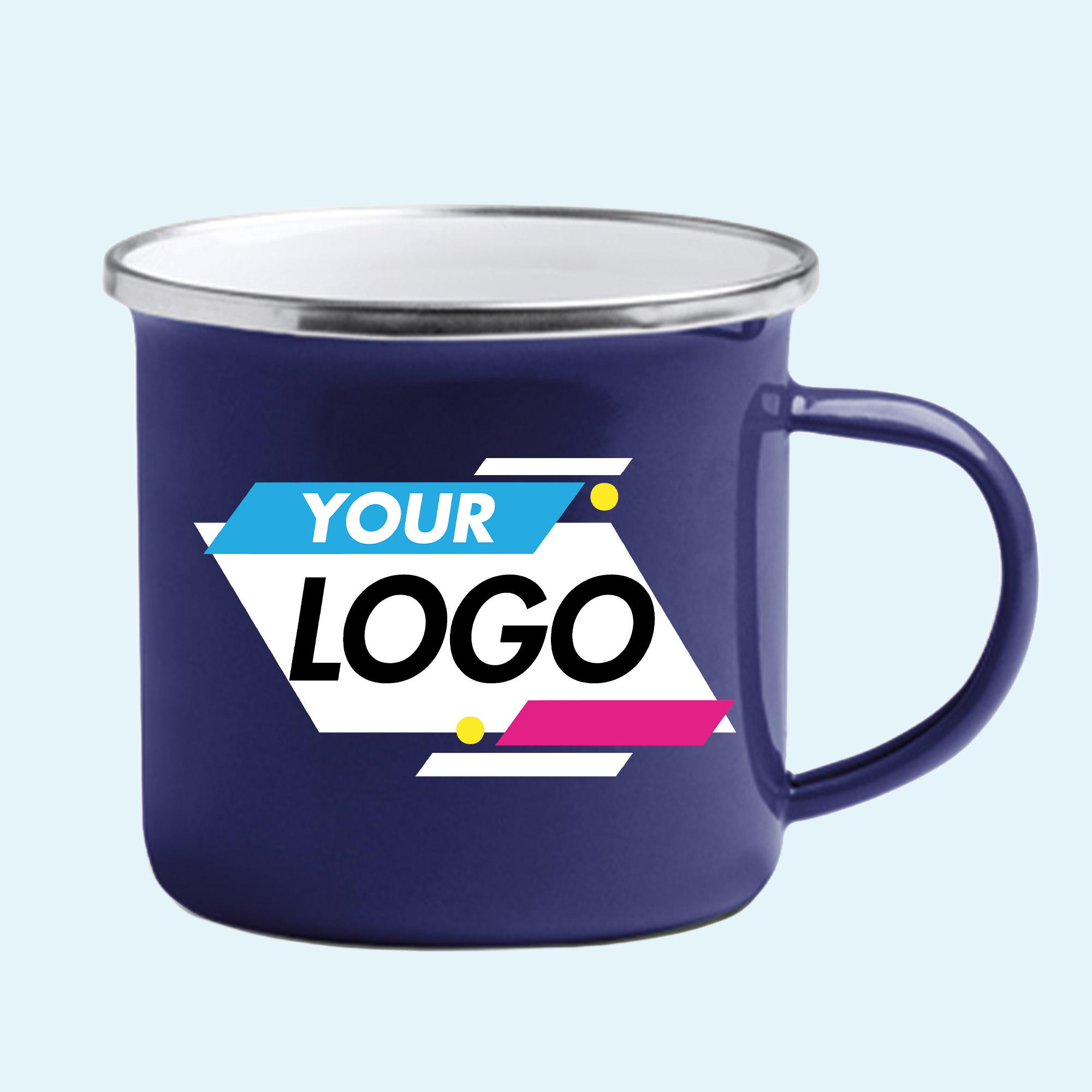Retro-style Metal Mug
